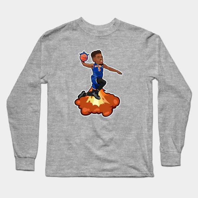 DSJ Ups Long Sleeve T-Shirt by The Knicks Wall